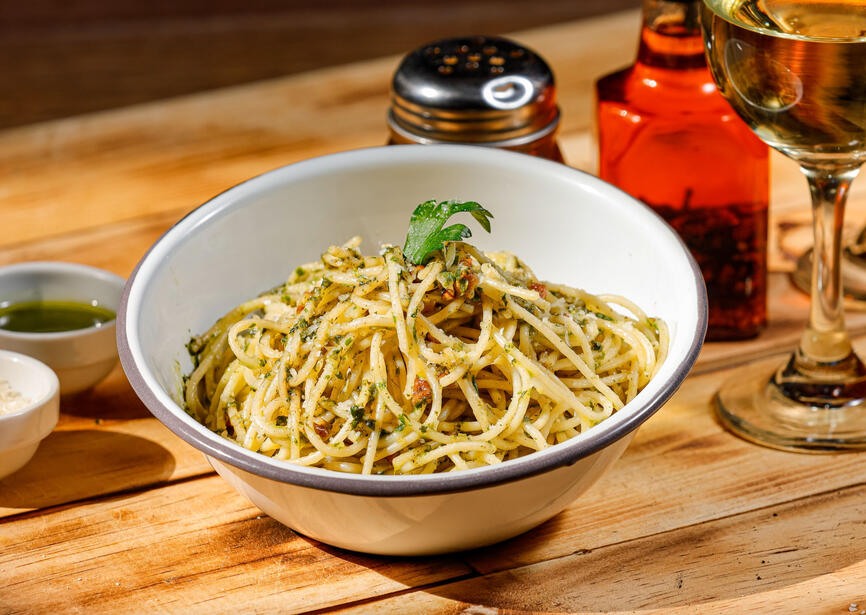 Pesto Pesto, walnuts and parmesan